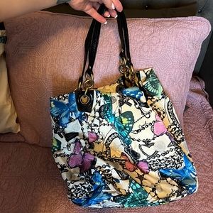 Coach butterfly tote